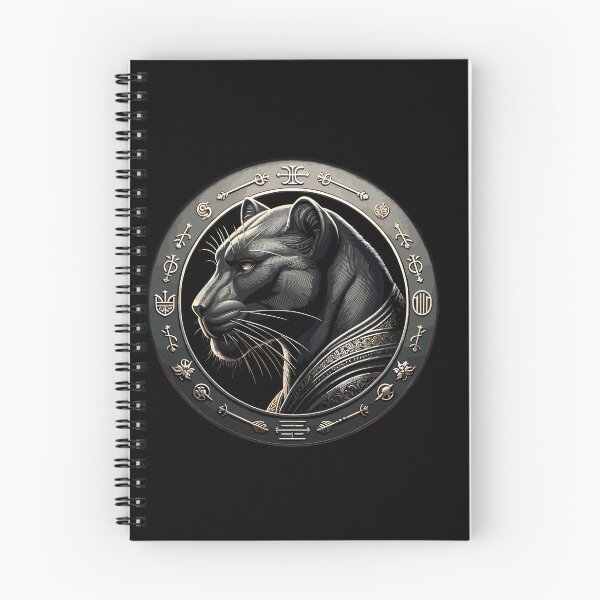 Item preview, Panther Kingdom Coin Design – Majestic Big Cat Collector Emblem designed and sold by CyfroweMysli.