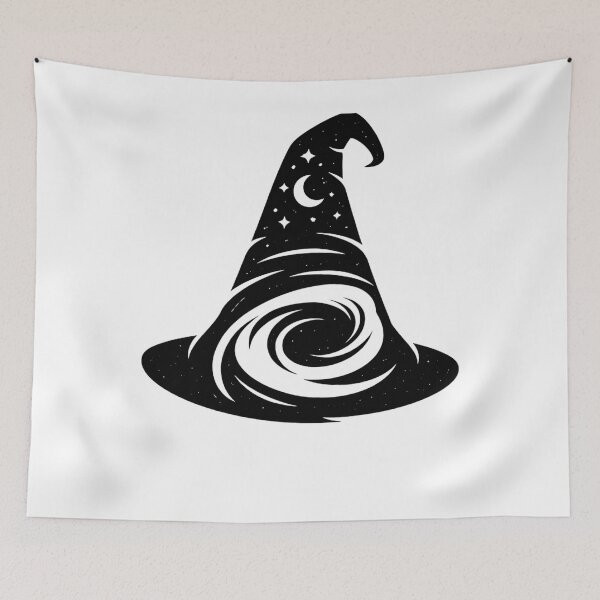 Item preview, Cosmic Witch Hat Galaxy Symbol – Minimalist Fantasy Magic Design designed and sold by MonkeyVibe.