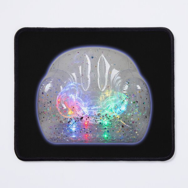 Item preview, Neon Inflatable Chair Transparent Retro Glow designed and sold by powersunlight.