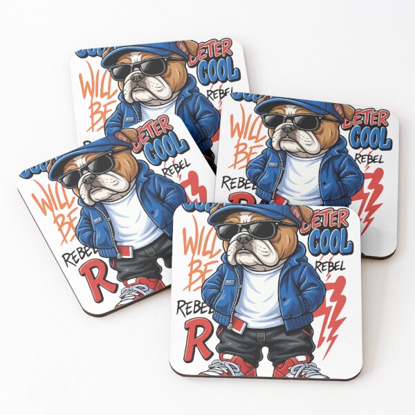 Item preview, Bulldog Streetwear Graphic – Tough Urban Dog with Attitude designed and sold by ColorFlick.