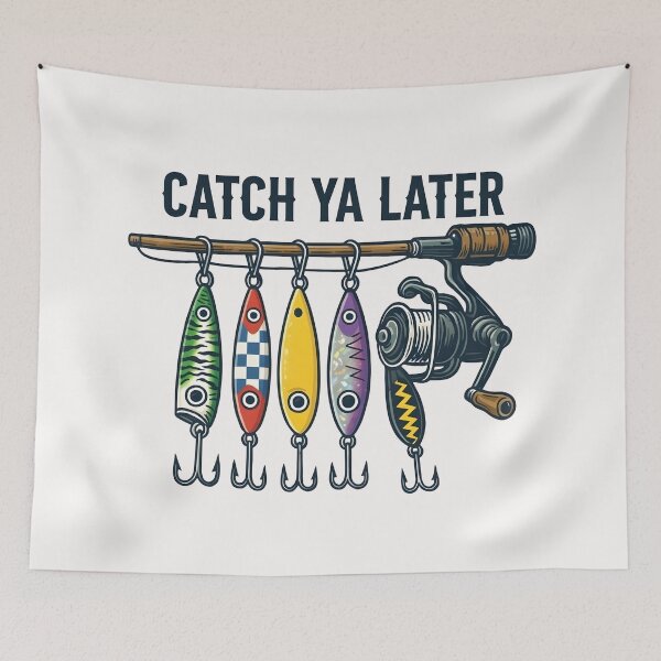 Item preview, Catch Ya Later Fishing Lures designed and sold by TshirtsOnline-.