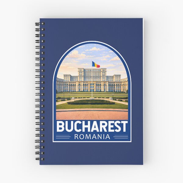 Item preview, Bucharest Romania Travel Art Emblem designed and sold by KrisSidDesigns.