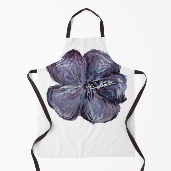 Item preview, Purple Acrylic Handpainted Hibiscus designed and sold by FWWatercolorCo.