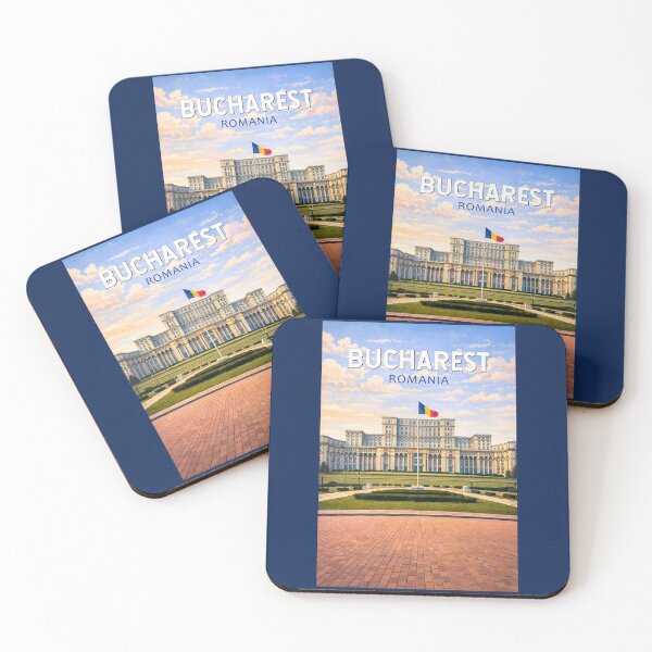 Item preview, Bucharest Romania Illustration Travel Art Vintage designed and sold by KrisSidDesigns.