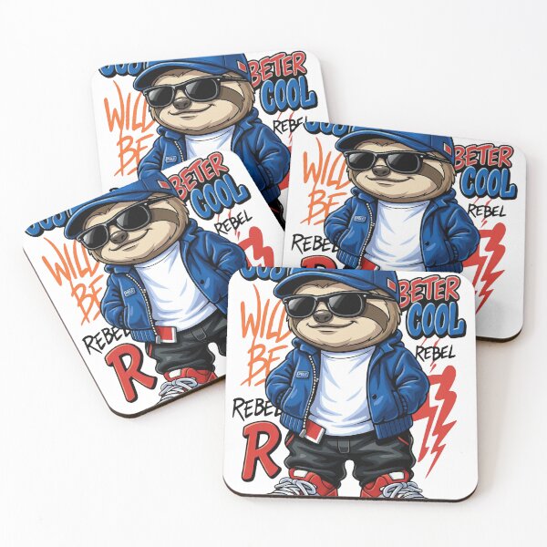Item preview, Cool Sloth Streetwear Design – Cute Urban Animal with Swag designed and sold by ColorFlick.