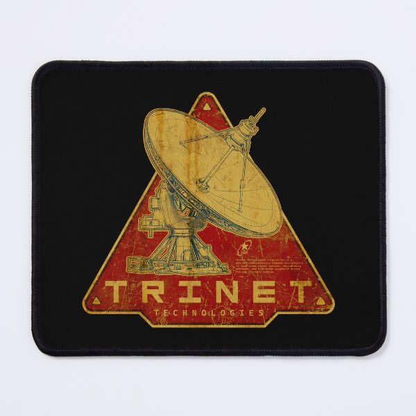 Item preview, Retro Sci‑Fi Satellite Logo – Distressed Fallout‑Style Tech Emblem designed and sold by worldwarvintage.