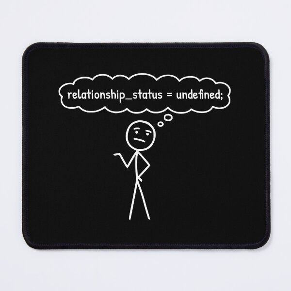 Item preview, Relationship Status Undefined XKCD Style Humor designed and sold by AnnSign.
