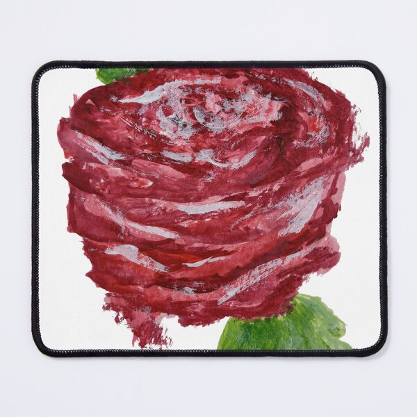 Item preview, Red Acrylic Handpainted Rose designed and sold by FWWatercolorCo.