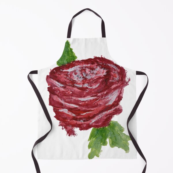 Item preview, Red Acrylic Handpainted Rose designed and sold by FWWatercolorCo.