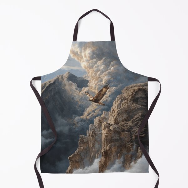 Item preview, A powerful Golden Eagle descending toward rocky cliffs, Birds in Motion designed and sold by CDC40.