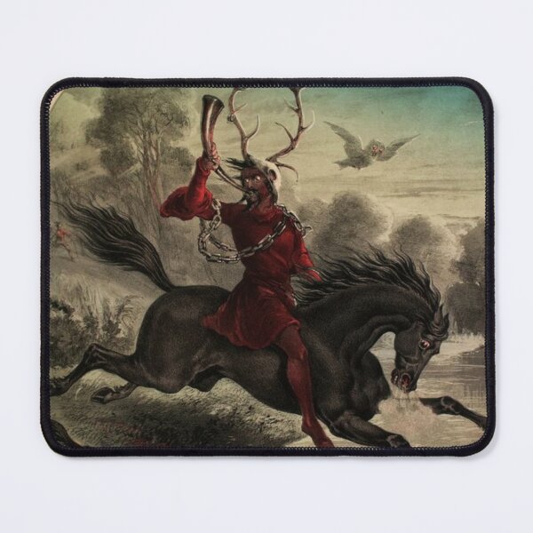 Item preview, Herne the Hunter Vintage Gothic Style Mythic Rider Design for Dark Fantasy Fans designed and sold by RickE.