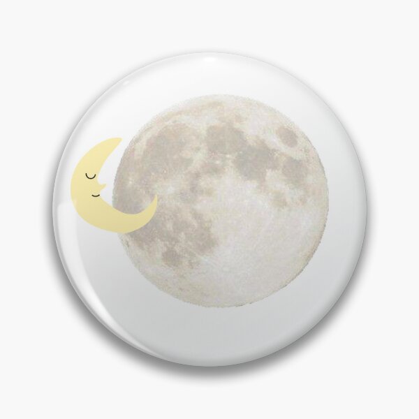 Item preview, Sleeping Crescent Moon and Giant Full Moon Illustration designed and sold by Springrain7.