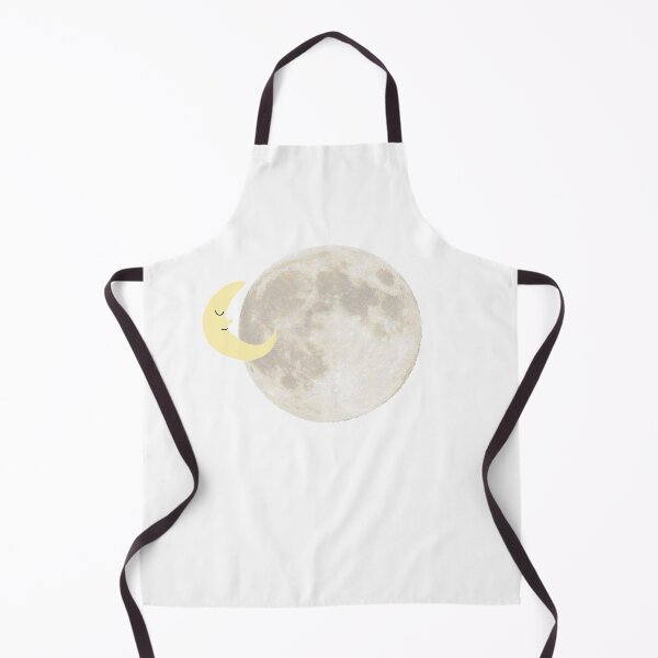 Item preview, Sleeping Crescent Moon and Giant Full Moon Illustration designed and sold by Springrain7.