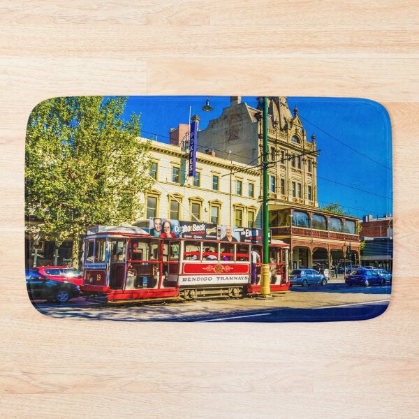 Item preview, Bendigo Tram passing by the Shamrock Hotel designed and sold by Steven Jodoin.