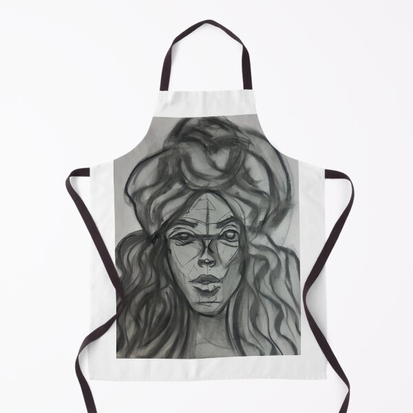 Item preview, Black queen wearing scarf prototype designed and sold by PaintToven.
