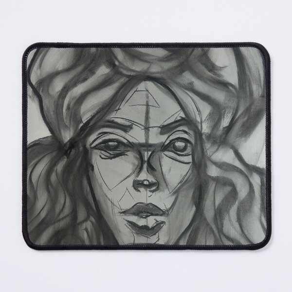 Item preview, Black queen wearing scarf prototype designed and sold by PaintToven.