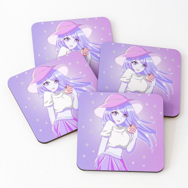 Item preview, Pastel Anime Girl Aesthetic – Soft Kawaii Purple Pink Cute Outfit Illustration designed and sold by Daily Mood Studio.