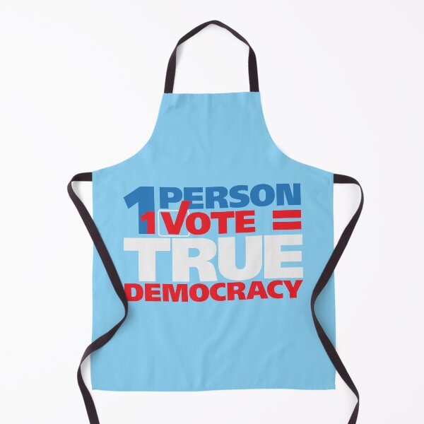 Item preview, 1 Person 1 Vote = True Democracy, No Gerrymandering Anti Electoral College designed and sold by Winner Chicken Dinner Designs.