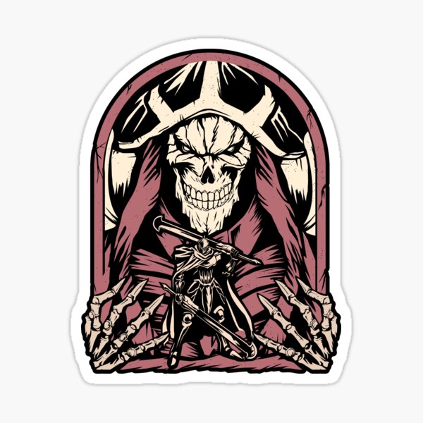 Overlord IV Sticker for Sale by leonvalley