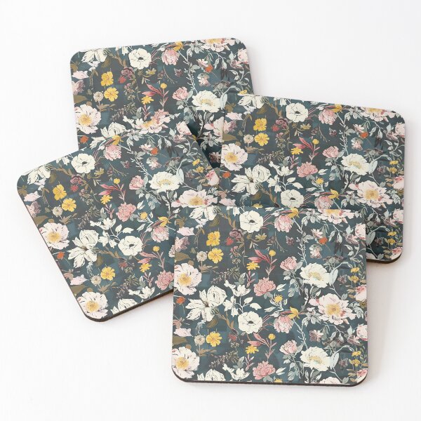 Item preview, Moody Floral Aesthetic Seamless Background Design designed and sold by Atlas Kai.