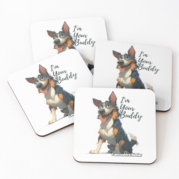 Item preview, Lancashire Heeler "I'm Your Buddy" – Cute Animated Dog Tee designed and sold by RK-ART-DESIGN.