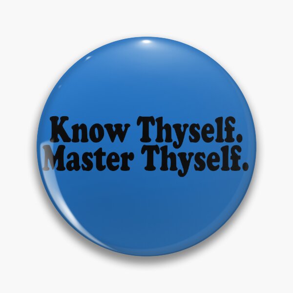 Item preview, Know Thyself Master Thyself Shirt for Lights | Minimalist Spiritual Quote | Self Mastery designed and sold by The True World Order.