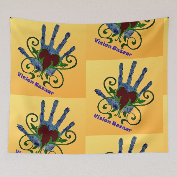Item preview, Vision Bazaar — Heart in Hand Logo Art Print designed and sold by VisionBazaar.
