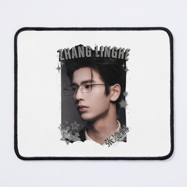 Item preview, Copy of Zhang Linghe (张凌赫) Chinese Actor Cdrama Chinese Entertainment Black and White Collage Digital Art Portrait designed and sold by AJUNICE STUDIO.