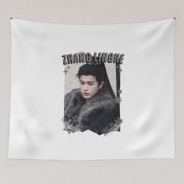 Item preview, Zhang Linghe (张凌赫) Chinese Actor Cdrama Chinese Entertainment Black and White Collage Digital Art Portrait designed and sold by AJUNICE STUDIO.