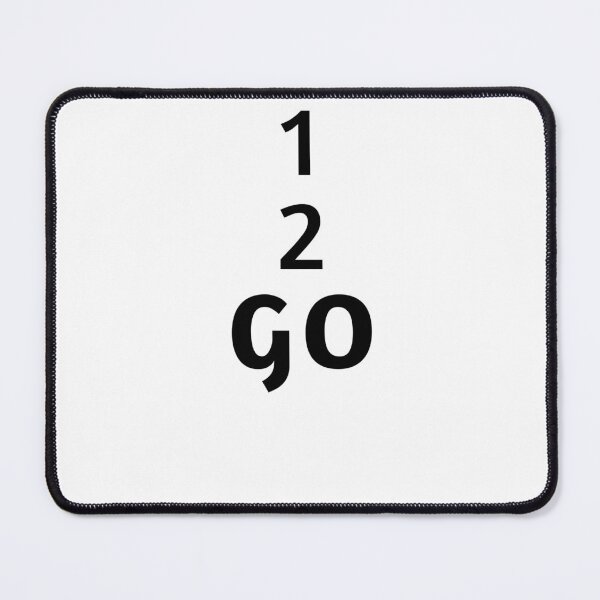 Item preview, 1 2 Go – Minimal Motivation Quote designed and sold by Lynn Creates.