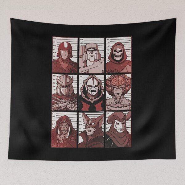 Item preview, 80s Cartoon Villains Gallery: Retro Mugshot Mashup designed and sold by Rex Vox.