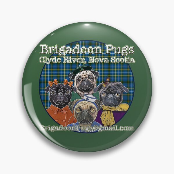 Item preview, Brigadoon Pugs- Clyde River, Nova Scotia designed and sold by FivePugs.