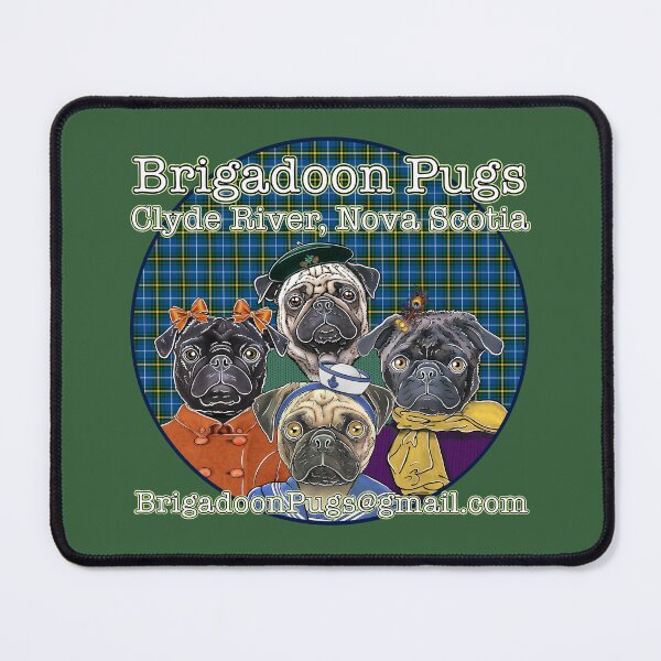 Item preview, Brigadoon Pugs- Clyde River, Nova Scotia designed and sold by FivePugs.