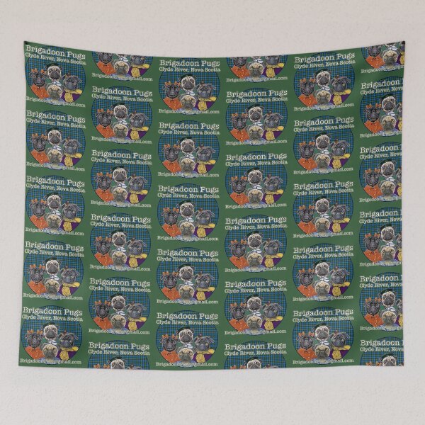 Item preview, Brigadoon Pugs- Clyde River, Nova Scotia designed and sold by FivePugs.