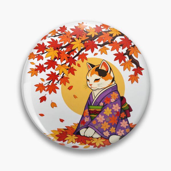 Item preview, Autumn Kimono Calico designed and sold by FK-UK.