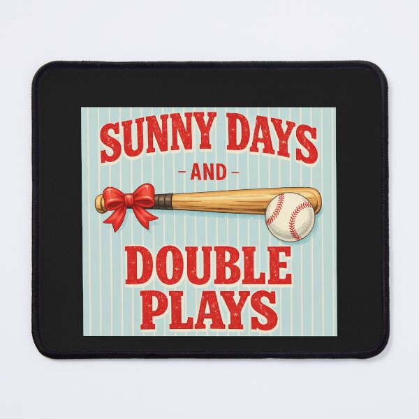 Item preview, Sunny Days Double Plays Baseball Bow Aesthetic designed and sold by faridman.