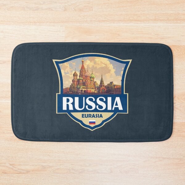 Item preview, Russia Illustration Retro Badge designed and sold by KrisSidDesigns.