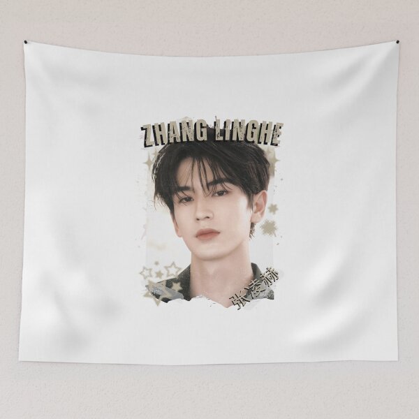 Item preview, Zhang Linghe (张凌赫) Chinese Actor Cdrama Chinese Entertainment Black and White Collage Digital Art Portrait designed and sold by AJUNICE STUDIO.
