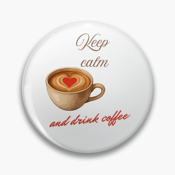 Item preview, Keep Calm and Drink Coffee Motivation T-shirt designed and sold by ZemVibe.