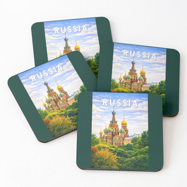 Item preview, Russia Illustration Travel Art Vintage designed and sold by KrisSidDesigns.