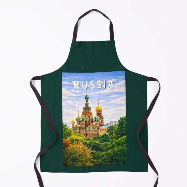 Item preview, Russia Illustration Travel Art Vintage designed and sold by KrisSidDesigns.