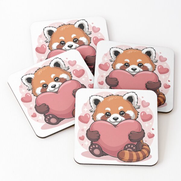 Item preview, Red Panda-ing to your heart designed and sold by SugorePanda.