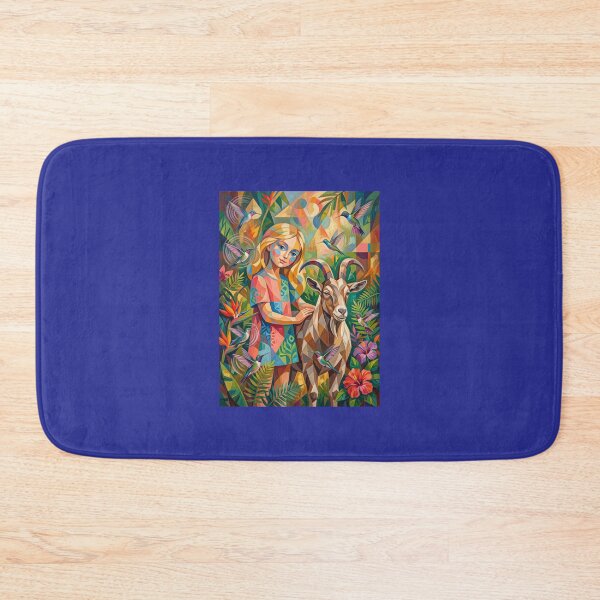Item preview, The girl with the goat. designed and sold by Natalia-Vlad.