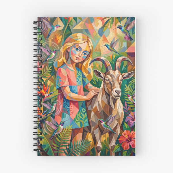 Item preview, The girl with the goat. designed and sold by Natalia-Vlad.