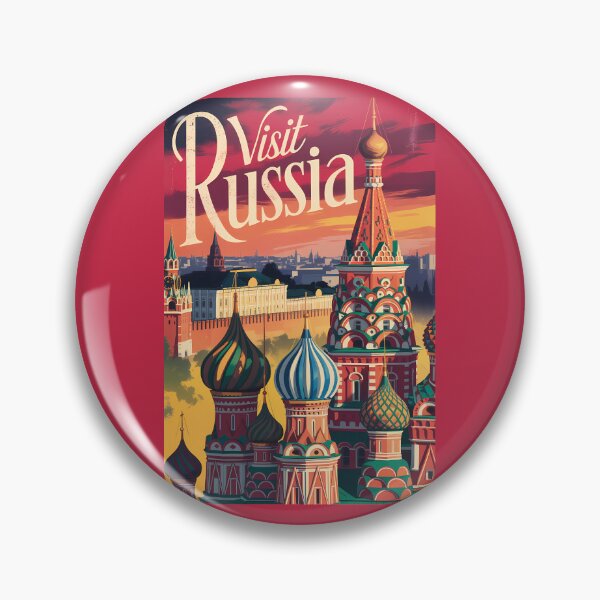 Item preview, Russia St Basil's Cathedral Illustration Travel Art Vintage designed and sold by KrisSidDesigns.