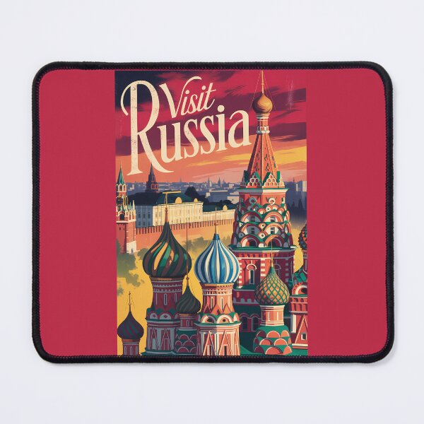 Item preview, Russia St Basil's Cathedral Illustration Travel Art Vintage designed and sold by KrisSidDesigns.