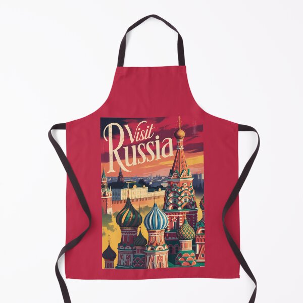Item preview, Russia St Basil's Cathedral Illustration Travel Art Vintage designed and sold by KrisSidDesigns.