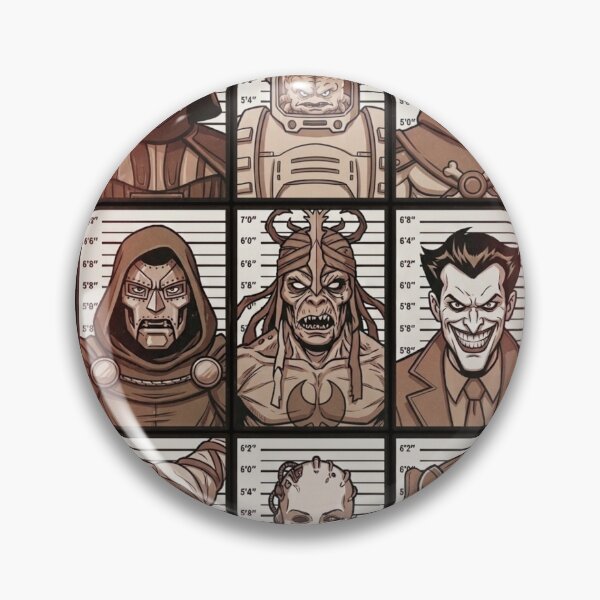 Item preview, 80s Cartoon Villains Gallery: Retro Mugshot Mashup B designed and sold by Rex Vox.