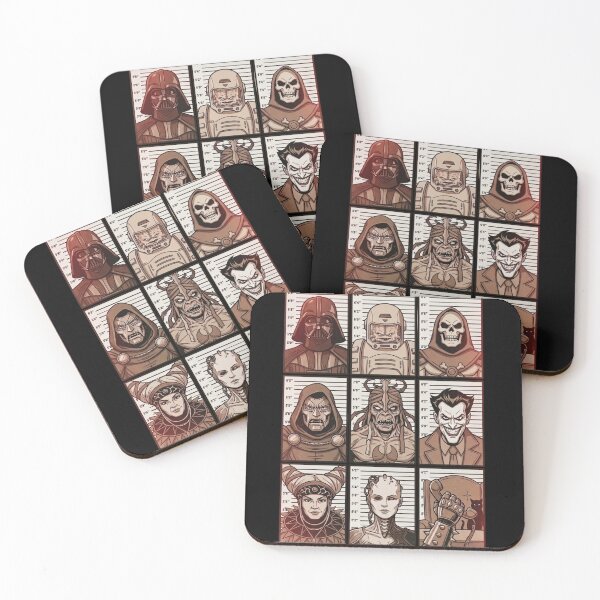 Item preview, 80s Cartoon Villains Gallery: Retro Mugshot Mashup B designed and sold by Rex Vox.