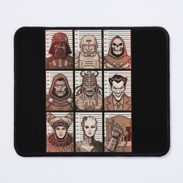 Item preview, 80s Cartoon Villains Gallery: Retro Mugshot Mashup B designed and sold by Rex Vox.